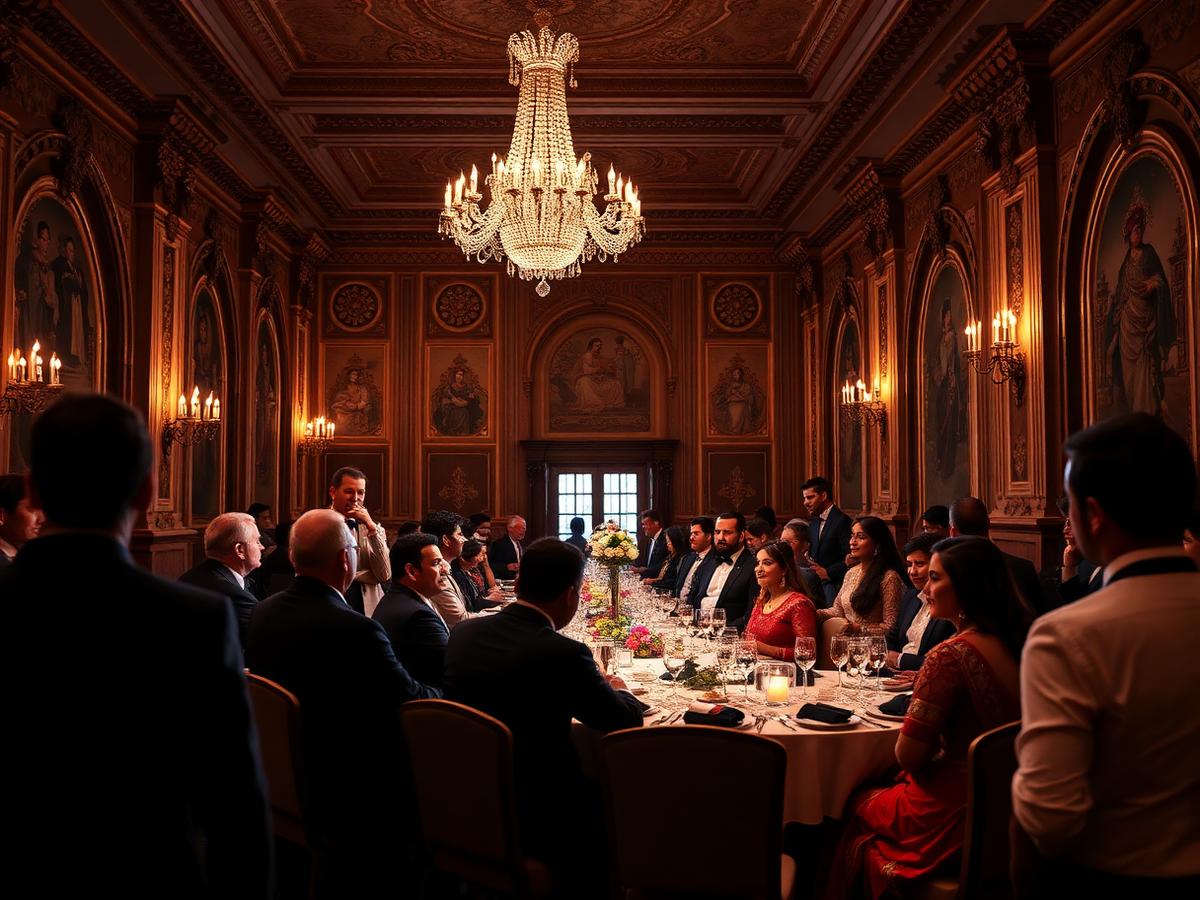 Members and invitees at the Council's annual convocation dinner.